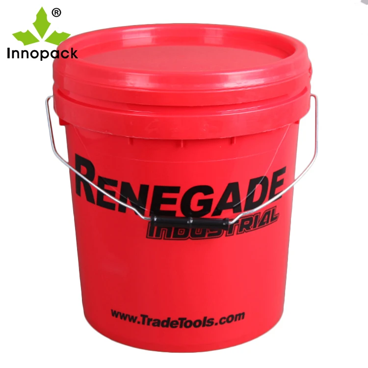 15 gallon plastic bucket with lid