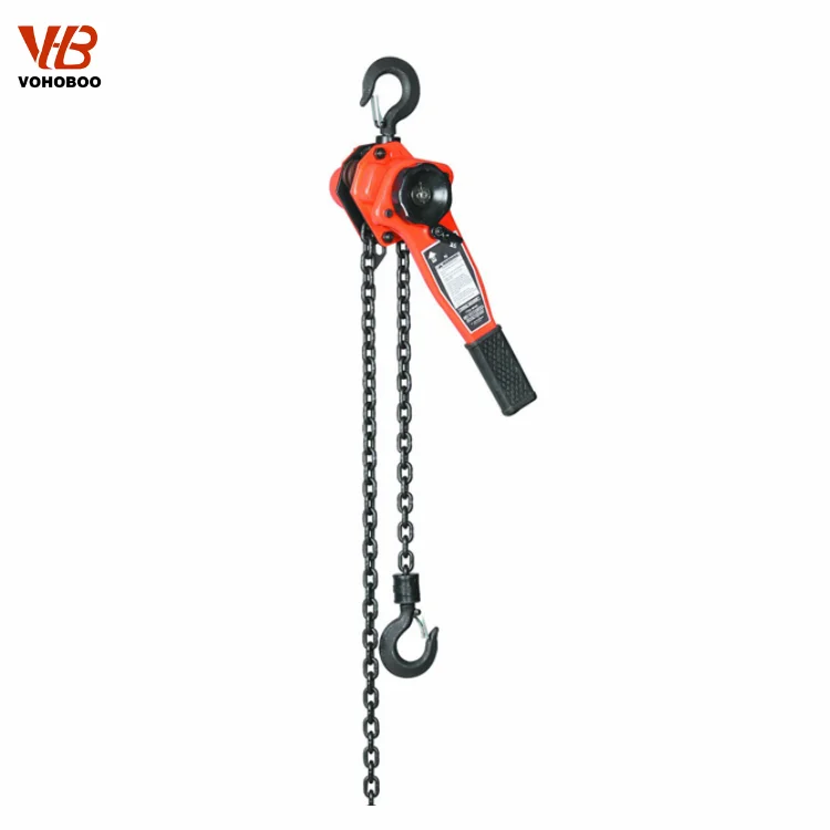 500kg 750kg 1000kg light duty hand crank hoist chain pulley block