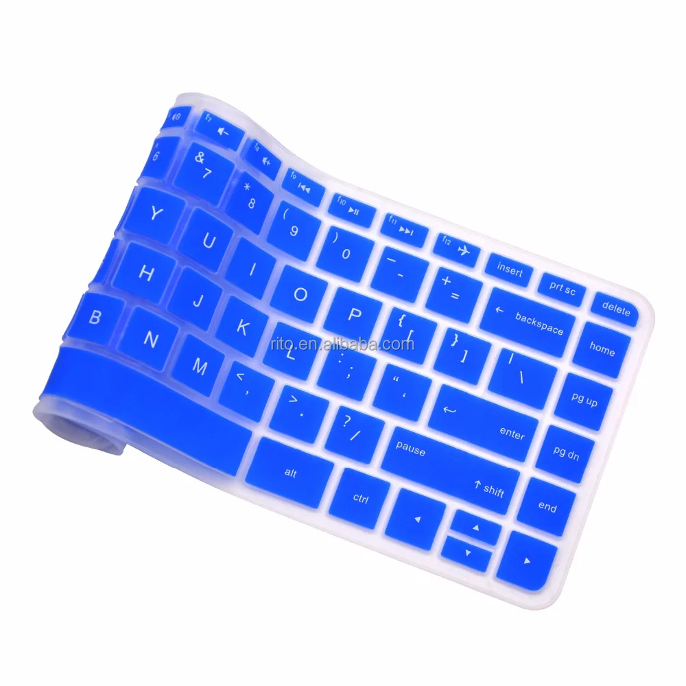 Чехол для клавиатуры ноутбука HP, Черный силиконовый чехол для клавиатуры HP 14 дюймов