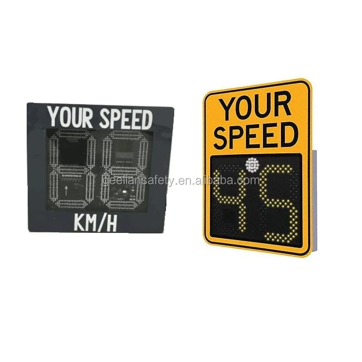 Road Safety Meter Sensor Limit Detector Display Sign Doppler Solar or AC Radar Speed Indicator Speed radar for Hockey