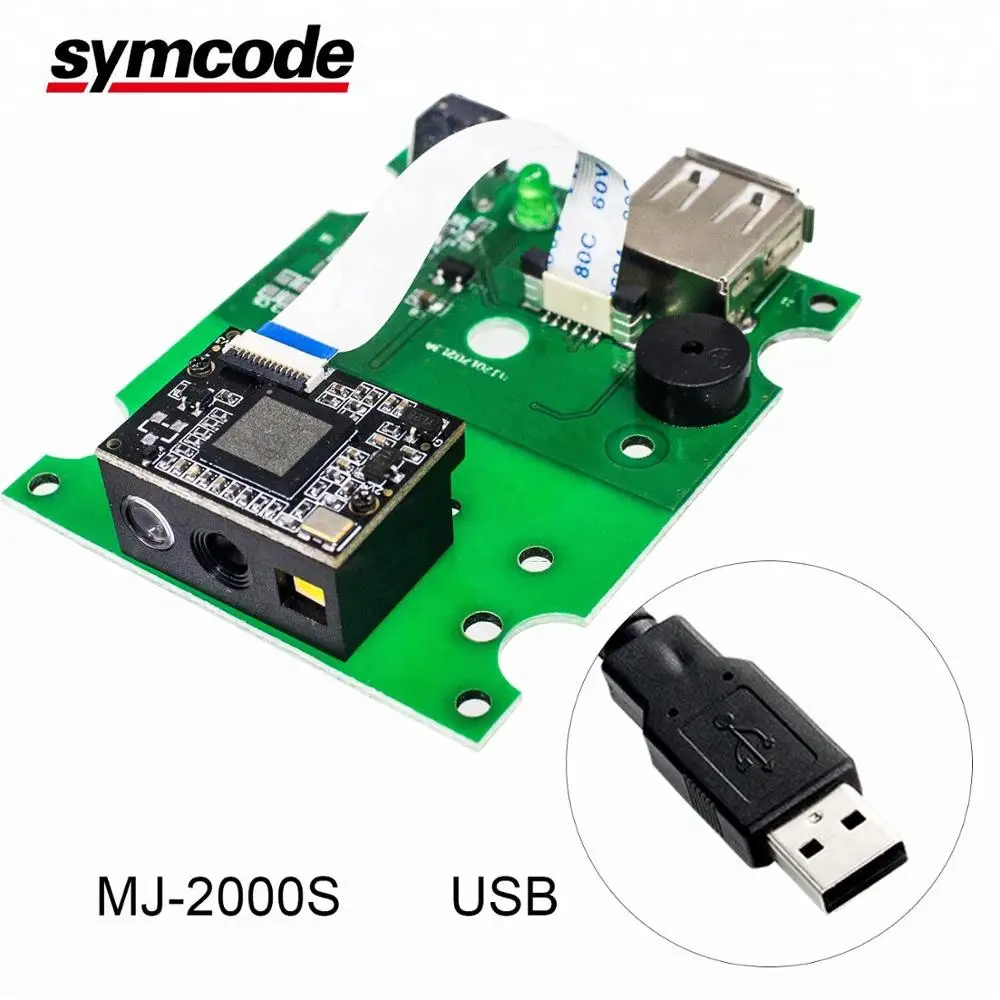 OEM Barcode Scanner Module MJ-3000 2D Barcode Scanner Engine USB Output Board and Cable for FREE