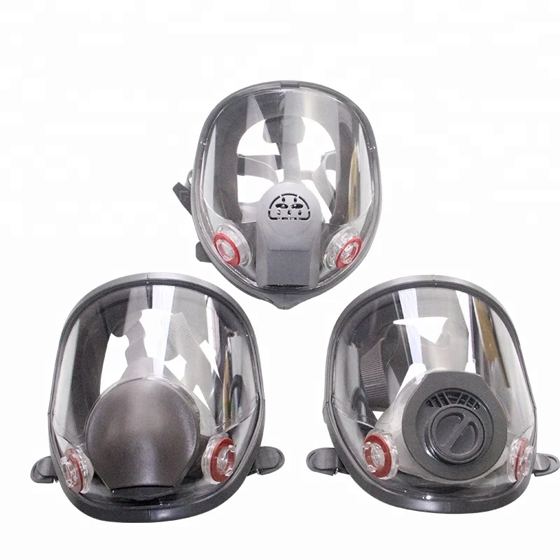 
Multi-functional fire fighting silicone respiratory dust gas mask 