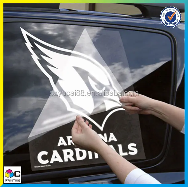 Custom printing Self adhesive Outdoor Die Cut car stickers vinyl