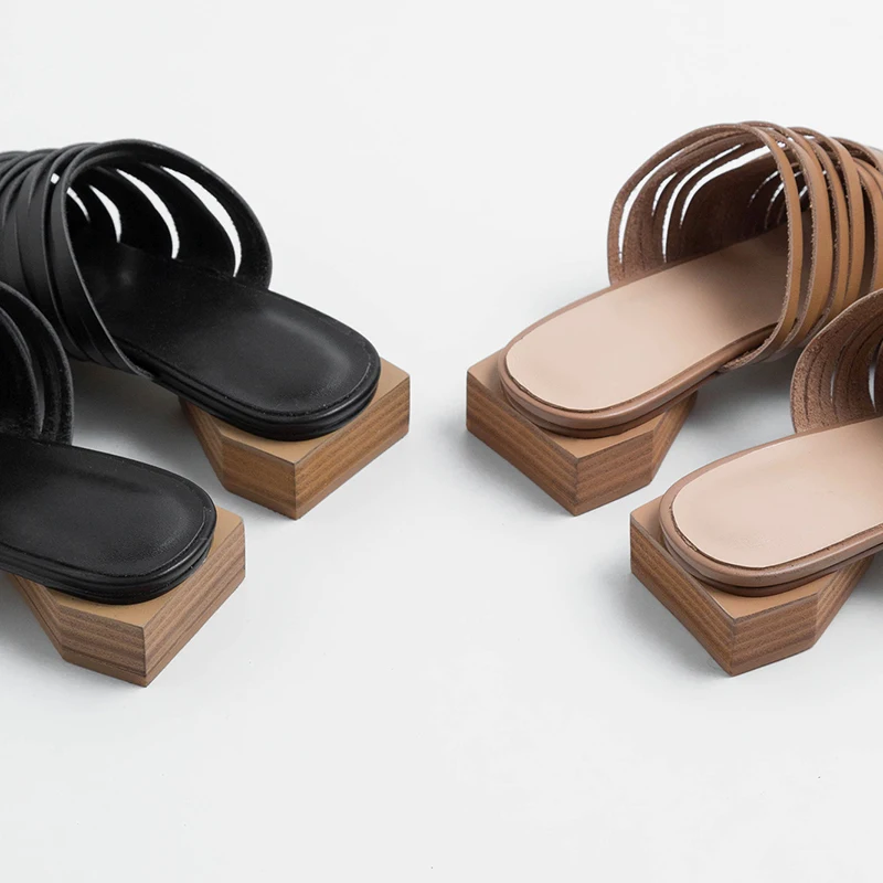 
 WETKISS/поставка фабрики оптовая продажа; Женская обувь; Женские туфли-лодочки модельные туфли без шнуровки на низком каблуке с заостренным носком кожаные босоножки с открытой пяткой; Модные женские босоножки с открытой пяткой; Цвет:  