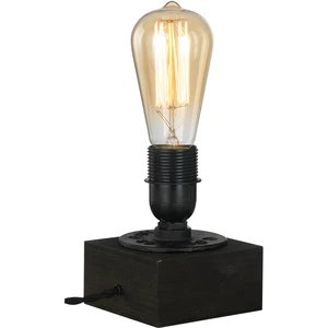 Wood Base Table Lamp Edison Bulb Steampunk Desk Lamp for Home Decoration Lighting NS-125335