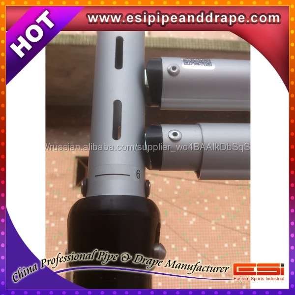 
портативная телескопическая свадебная алюминиевая труба и драпировка, регулируемый металлический каркас и занавес для продажи 