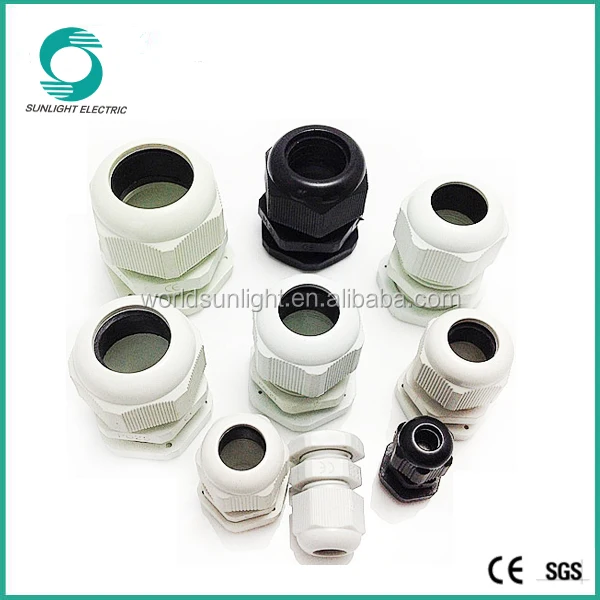 Непромокаемый полиамид пвх провода кабельный ввод