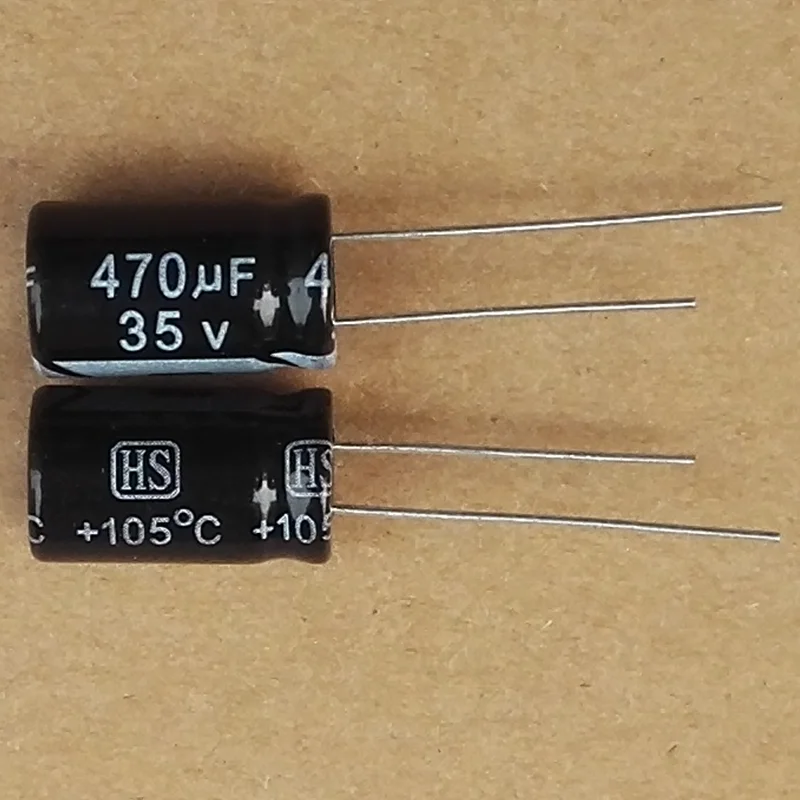 Capacitor 50V 1uF Radial Lead Electrolytic Capacitor