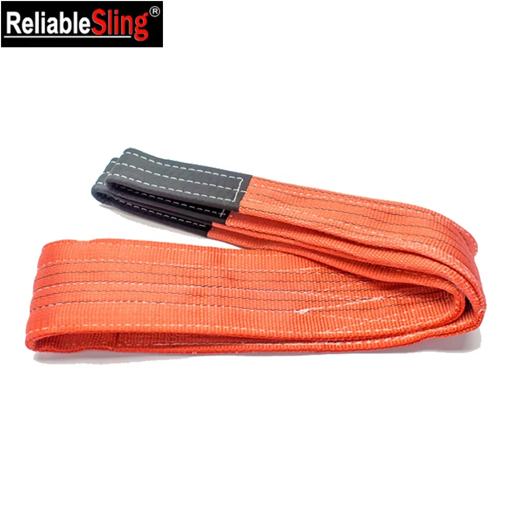En1492 1 Ce Gs Duplex Polyester Webbing Sling With Reinforced Lifting Eye View Sling Product Details From Zhangjiagang Reliable Co Ltd On Alibaba Com