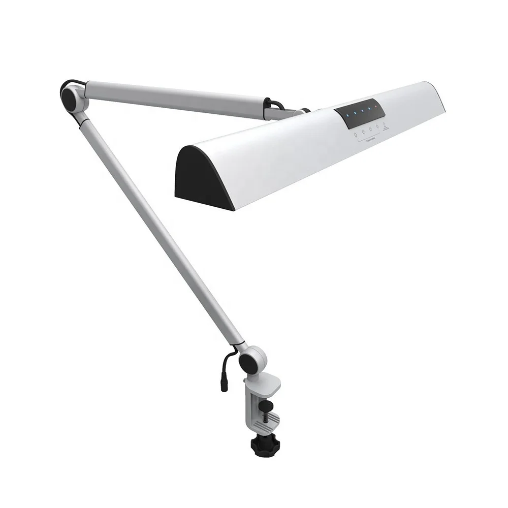 High Lumen 1100LM Touch Control CRI 95 Adjustable Arm Metal Clamp Office Work Table LED Desk Lamp for Repairing