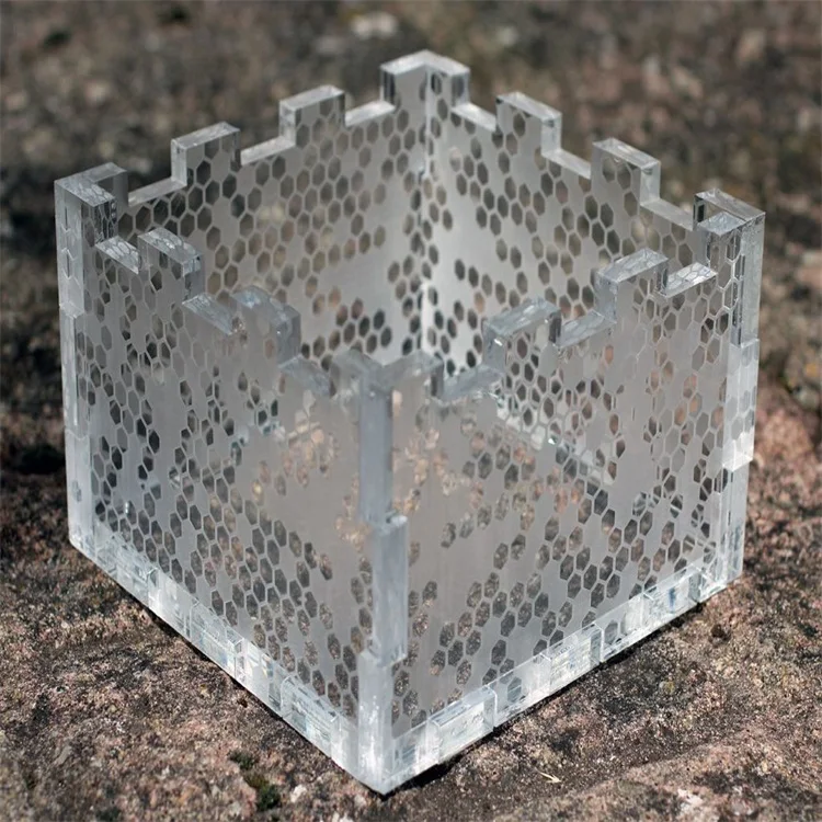 Transparent Persepx PC Computer Case Laser Cut Plexiglass Cube Box Custom Engraved Acrylic OUYA Cases