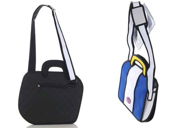 Новый каваи 2D рисунок слинг сумка огромный мешок школы 2 цвета