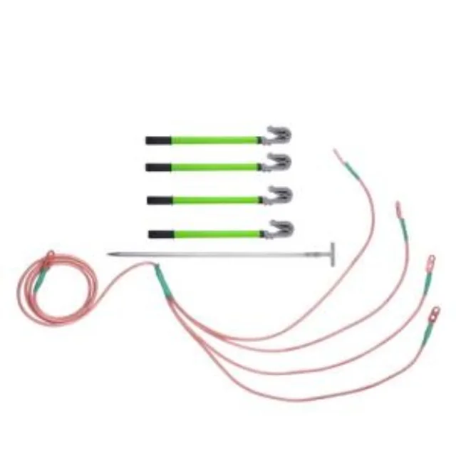 High Voltage Personal Protective Grounding Equipment Earthing and Short Circuiting Telescopic Portable Ground Wire