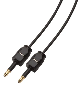 AIXIN factory 3.5mm Fiber Optic Plugs For SPDIF Cord PVC For DVD VCR female to female AX-F22C