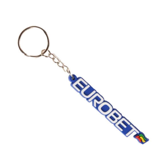 Factory Direct Cheap Advertising Gift Custom Alphabet Keyring Die Cut Keychains Letter Design Key Chains