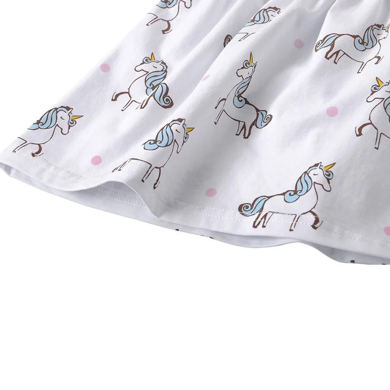 Princess Little Children Clothes Kids Girls Summer Dress Smocking Dress Clothes Short Sleeve Customized Beach Casual 2 to 7years