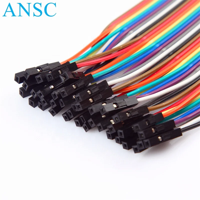 Dupont Line 10 см, 20 см, 30 см, 40 см, 50 см, «штырь-штырь», «гнездо-штырь» и «гнездо-гнездо», перемычка, кабель Dupont