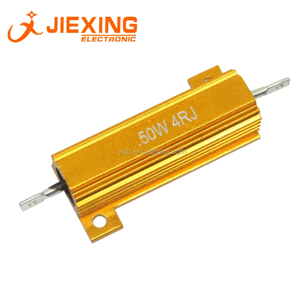 50W/100W Power Resistor Aluminum Housed Clad Heatsink RX24 Universal 5% 0.1Ω-1KΩ 