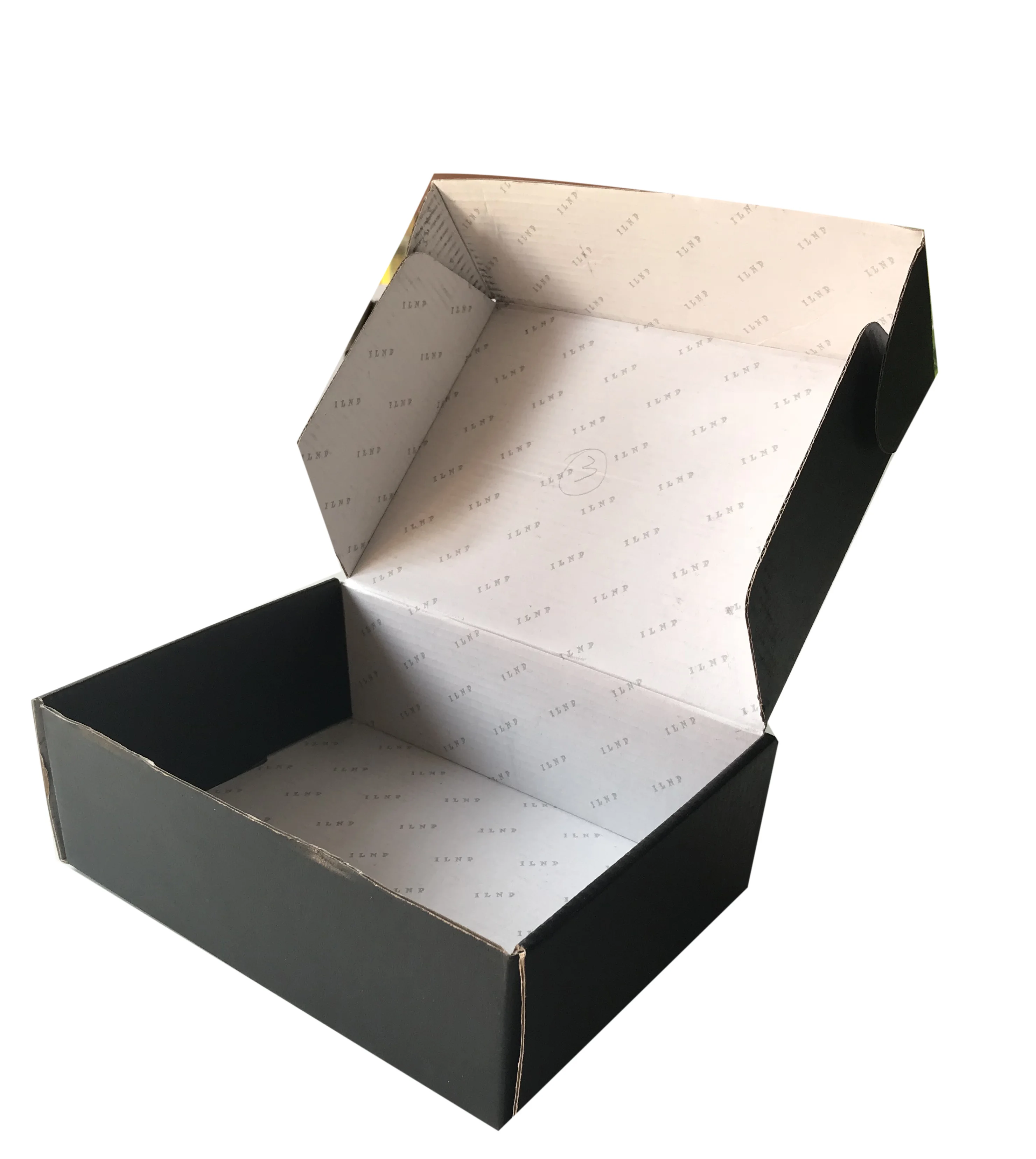 Индивидуальный дизайн гофрированная Высококачественная бумажная почтовая коробка для