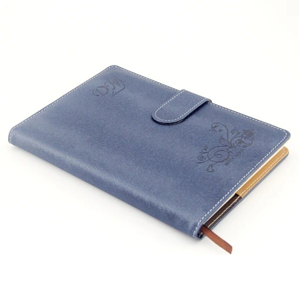 Высококачественный блокнот из полиуретана с рельефным логотипом a5 на резинке оптом