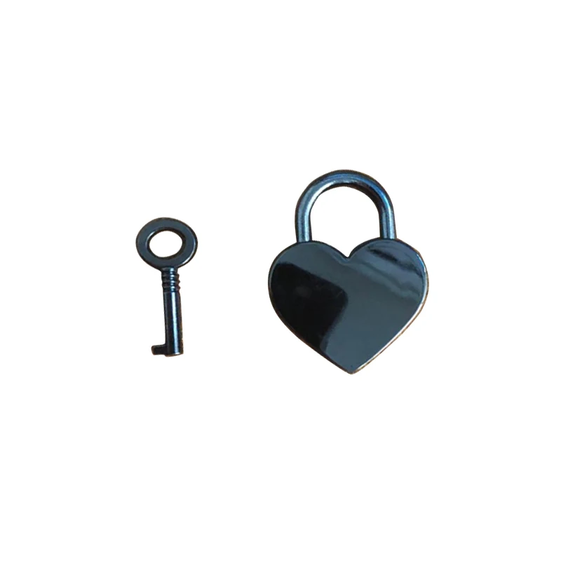 7 Colors Mini Love Heart Shape Lock Luggage Bag Case Gym Locker