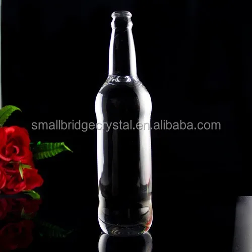 K9 Beer Bottles Shaped Crystal Decoration Gift Glass Wine Bottle For Man Party Souvenir