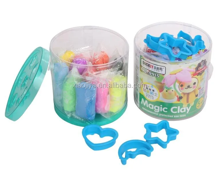 Оптовая торговля китая популярные 12 цвет волшебный свет глины для детей