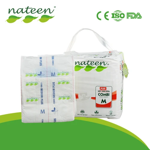 Nateen - Combi Plus - Adult Diaper (Medium) >2450ml