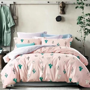 KOSMOS Home Bed Linen High Quality Microfiber Printed Bedding Bridal Bed Sheet Set