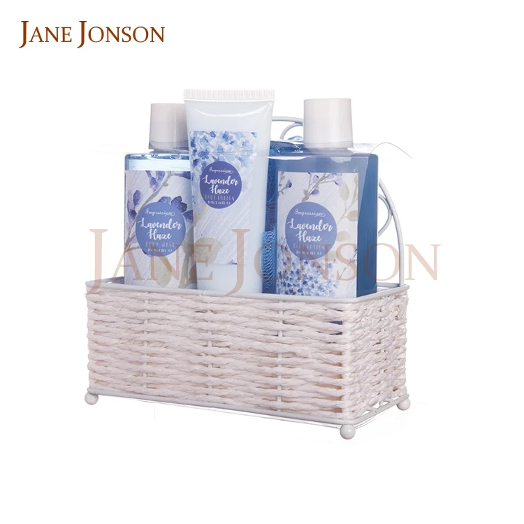 High Quality Spa Products Natural Elegance Spa Basket Cosmetic Custom