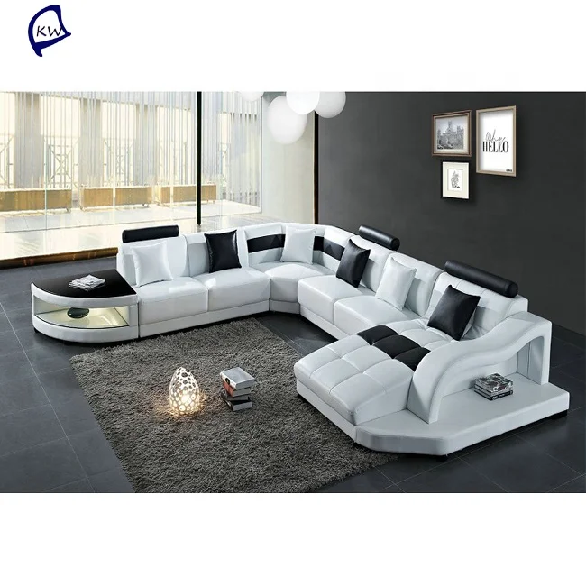 Sofa Da Hình Chữ U Hiện Đại Sofa Góc Hình Chữ L - Buy Da Góc Sofa,L Hình  Dạng Sofa Da,Hiện Đại U Hình Dạng Sofa Da Product on Alibaba.com