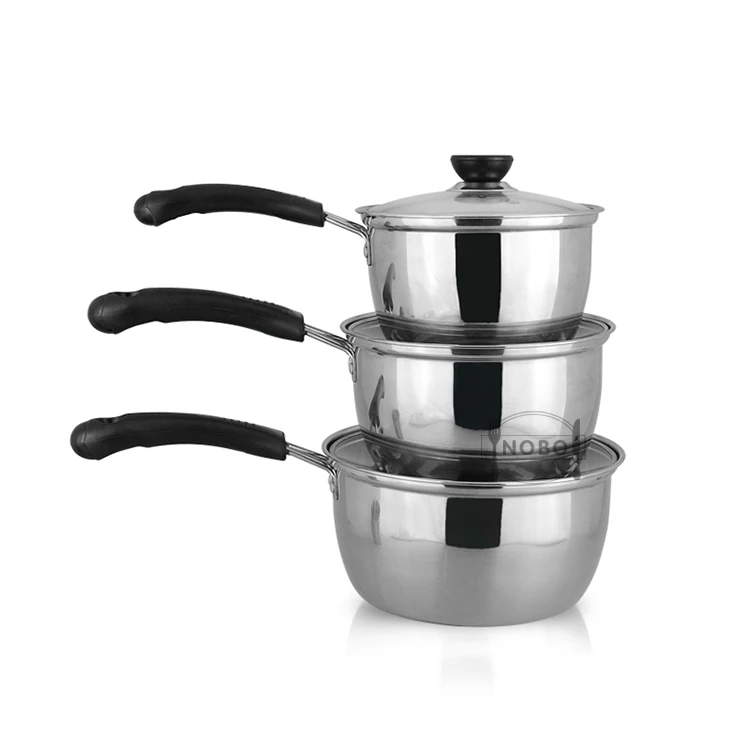 High Quality Industrial Cooking Pot With Tempered Glass Lid Stainless