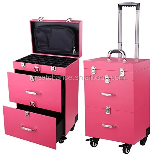 aw pro artist rolling makeup case