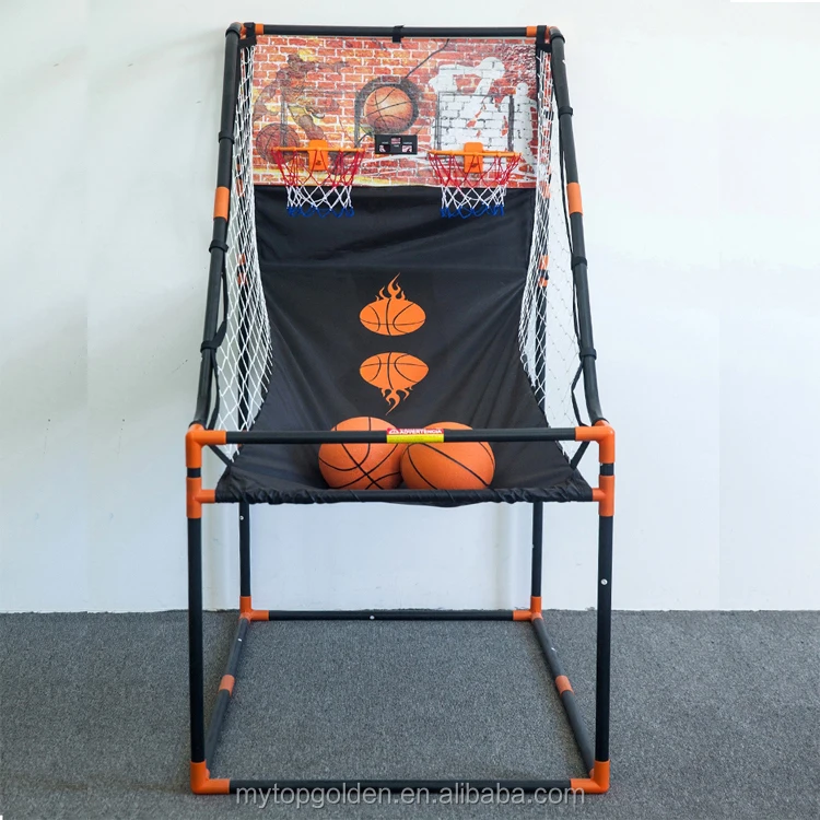 Arcade Double Shoot Basketball Game Machine for Two Players
