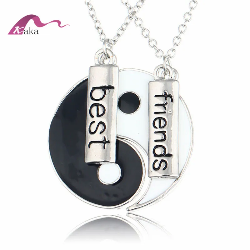 Source Yin Yang-collar para parejas, mejor amigo, 2 piezas, collar con colgante yin yang para hombre y mujer on m.alibaba.com