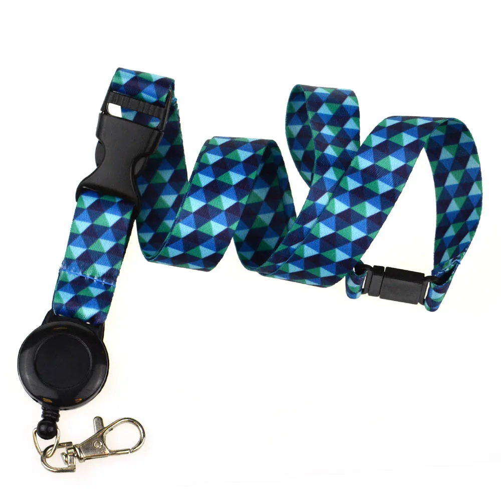 Artigifts Custom Designer Heated Transfer Printing Thin Straps Lanyard Neck Retractable Lanyard Id Card Badge Holder Accessories