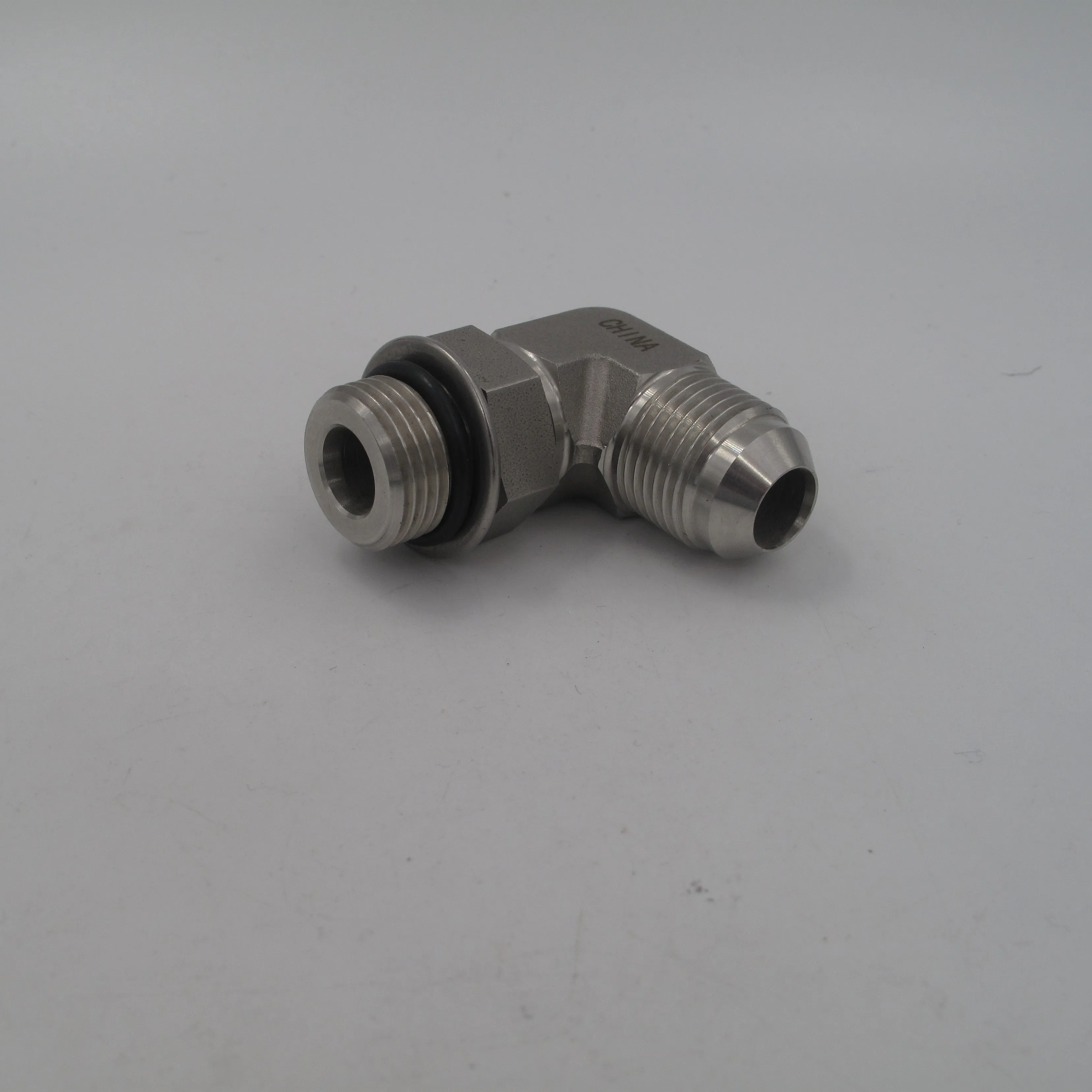 6801 штекер JIC к уплотнительному кольцу из нержавеющей стали Регулируемый переходник