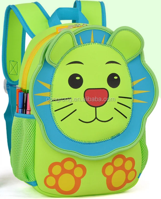 Lovely Cartoon Lion Shape School Backpack For Kindergarten Pupil - Buy Cartoon  Lion Shape School,Fashionable School Backpack,Animal Shape Backpack Product  on 