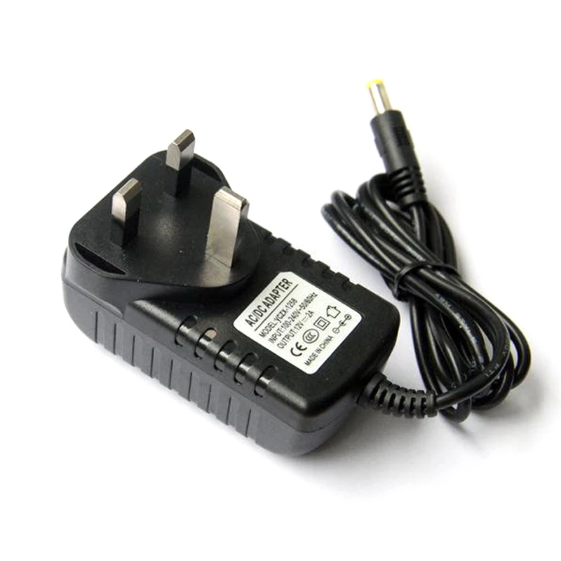 12V 1Amp DC Fuente de alimentación 12V 1000mA Adaptador de CA/CC 100-240V  AC a DC 12Volt 1A 0.8A 500mA Adaptador de corriente Transformador 12V 1A