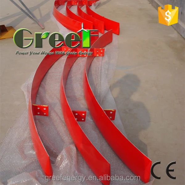 VAWT Aluminium Blades, Vertical Axis Wind Turbine Blade for Sale