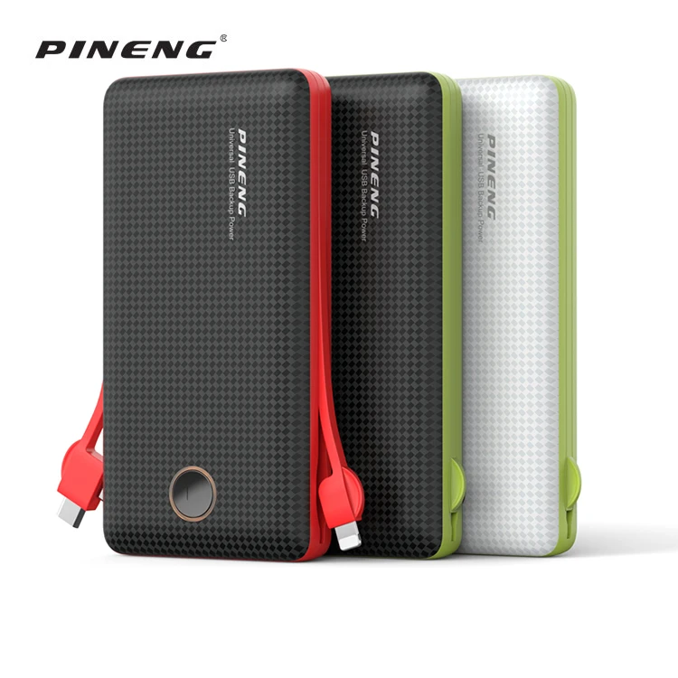 スマホアクセサリー PINENG Universal USB Backup Power Pineng Fonte de Alimentação de Backup Universal USB, Branca