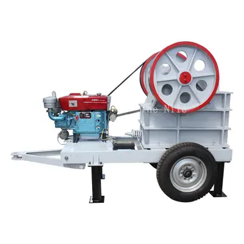 Portable Mobile Mini Stone Rock Crushing Machine Low Price Diesel Jaw ...