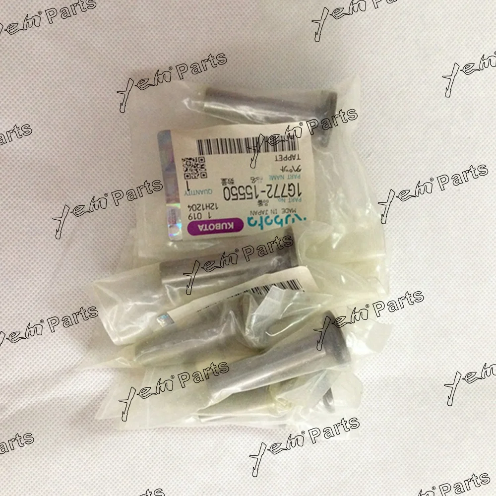 For KUBOTA V3307T V3307 Valve Tappet Push Rod Engine Valve Stem Seal 1G772-15110