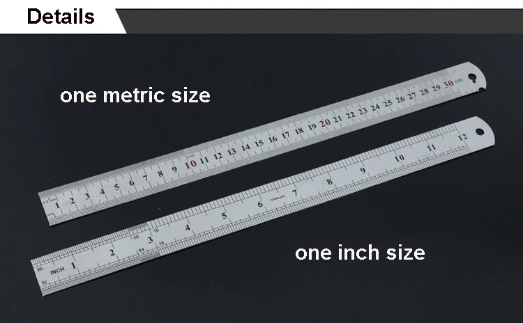 Высококачественная прямая Линейка из нержавеющей стали для промышленного