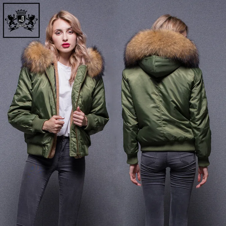 womens bomber jacket with faux fur hood