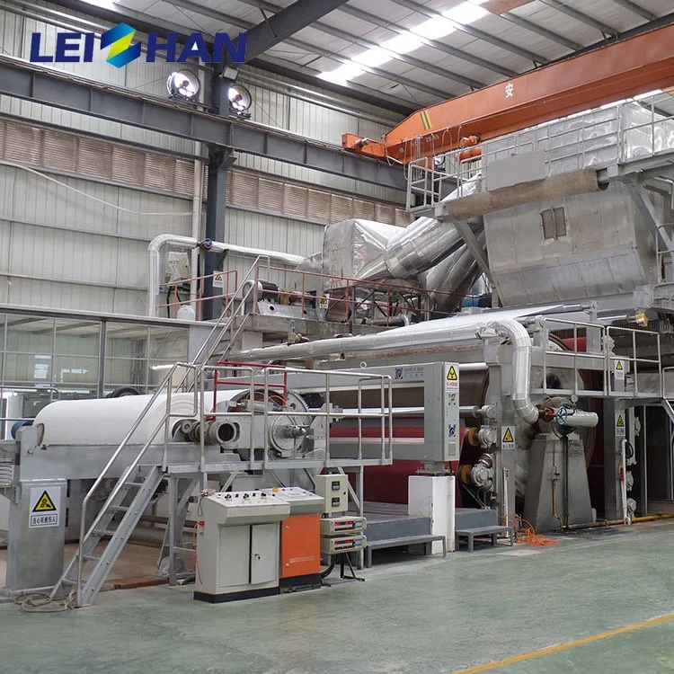 Completely Set Tissue Paper Making Machine Jumbo Roll Toilet Tissue Paper Production Line
