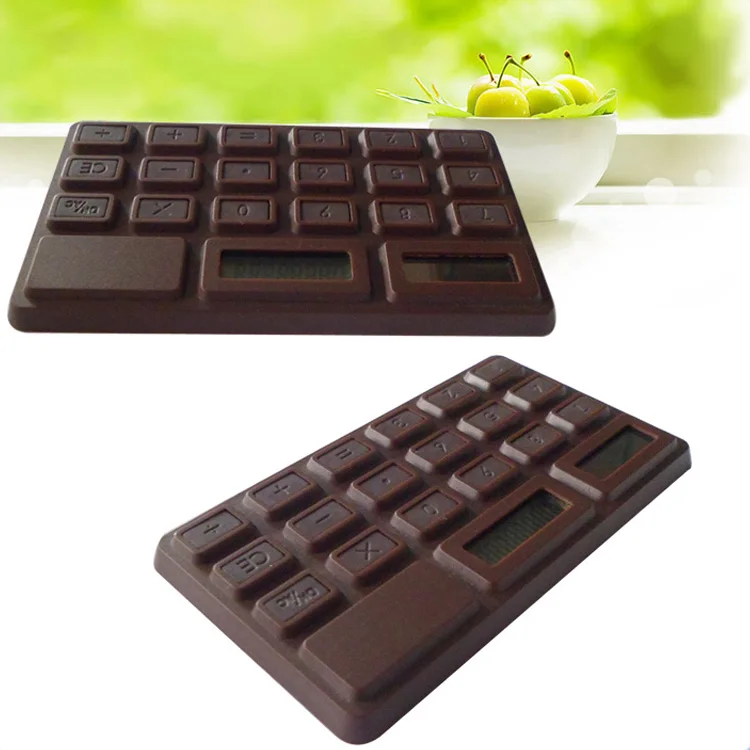 Chocolate Shape Electronic Calculator & Solar Calculator