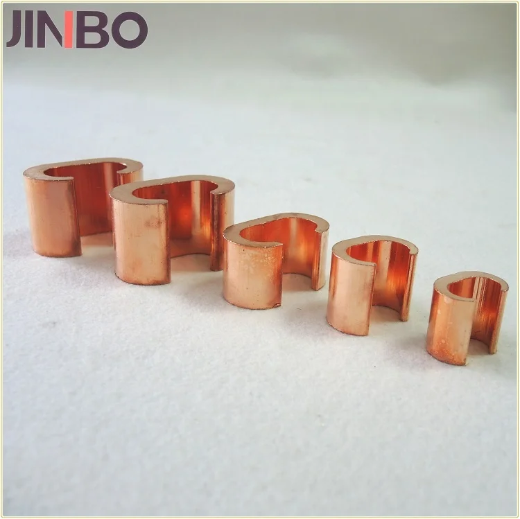 Heavy Duty Earthing Grounding C Type Wire Connection Clamp Electric Copper Cable Clamps