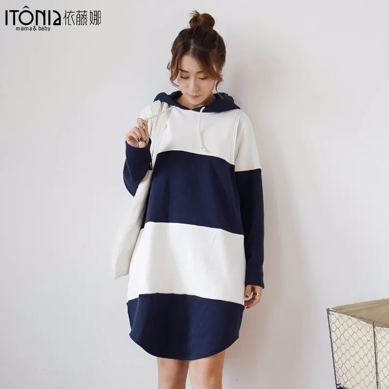 Новинка 2016, элегантная модная стильная одежда для беременных и кормящих мам