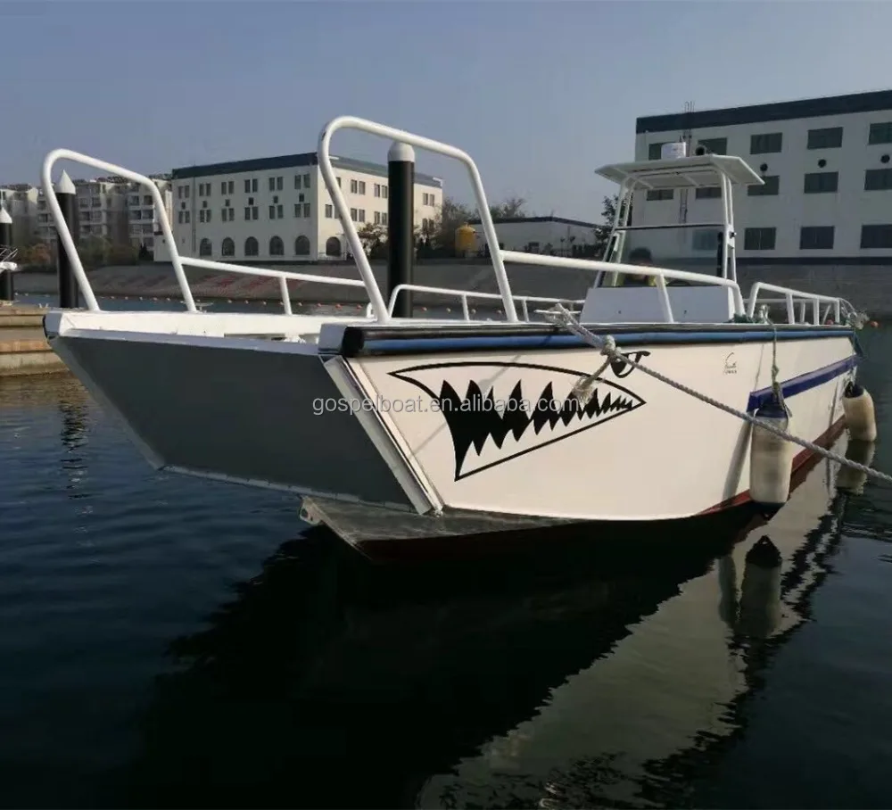 8 м алюминиевая посадочная машина лодка для продажи